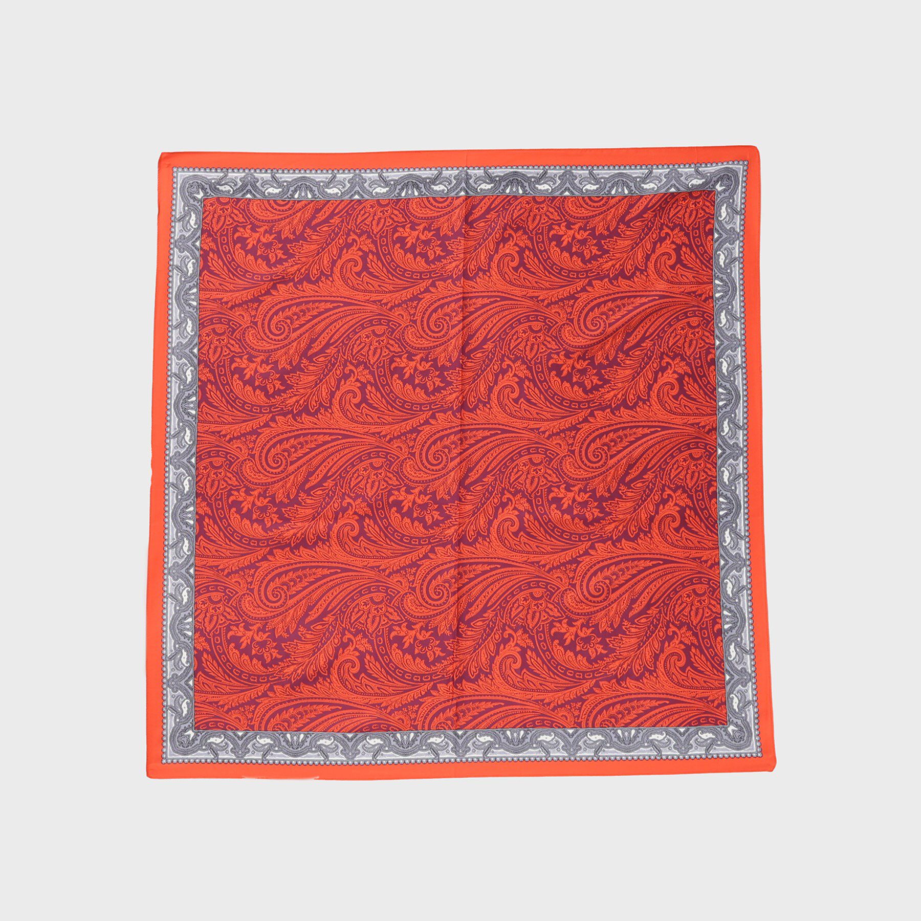 THE SHOP TK「ペイズリー大判ストール」|ストール|オレンジ(167)