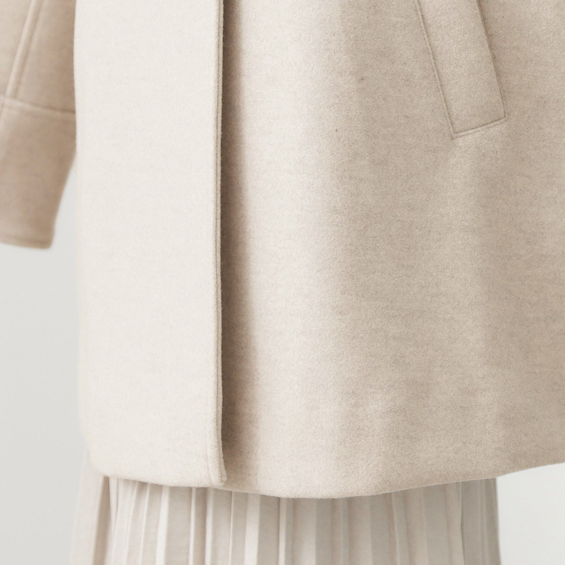 THE SHOP TK「クラシカルな装い ウールライクスタンドカラーコート」|その他|