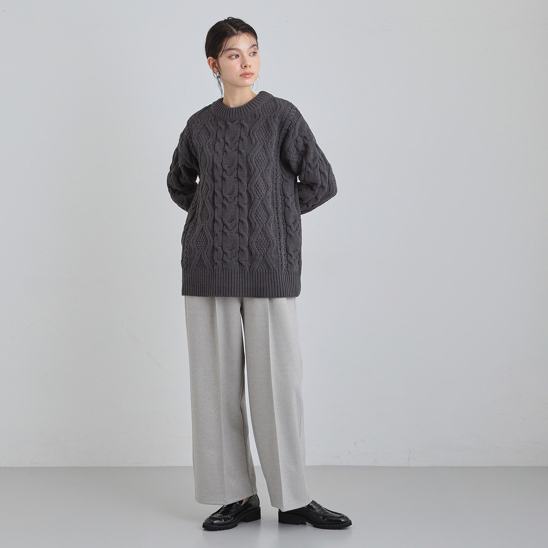 THE SHOP TK「ピンタックワイドパンツ」|その他|