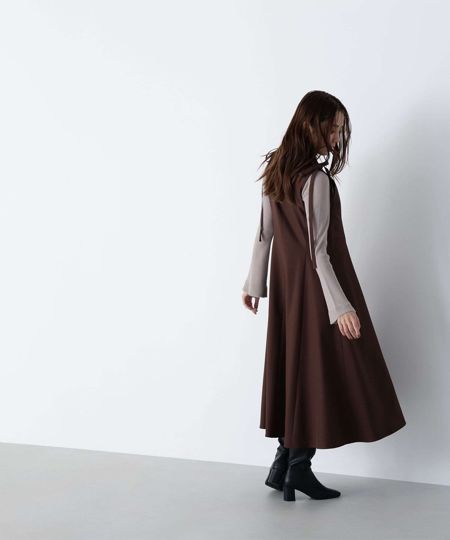  「ミニシャギートリムニット」|ニット・セーター|