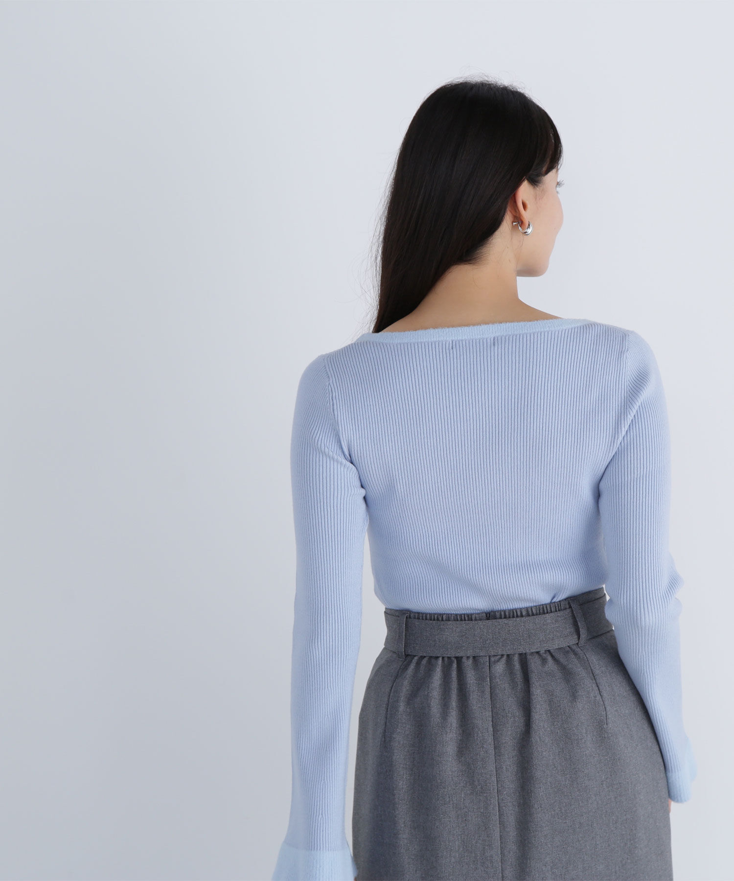  「ミニシャギートリムニット」|ニット・セーター|