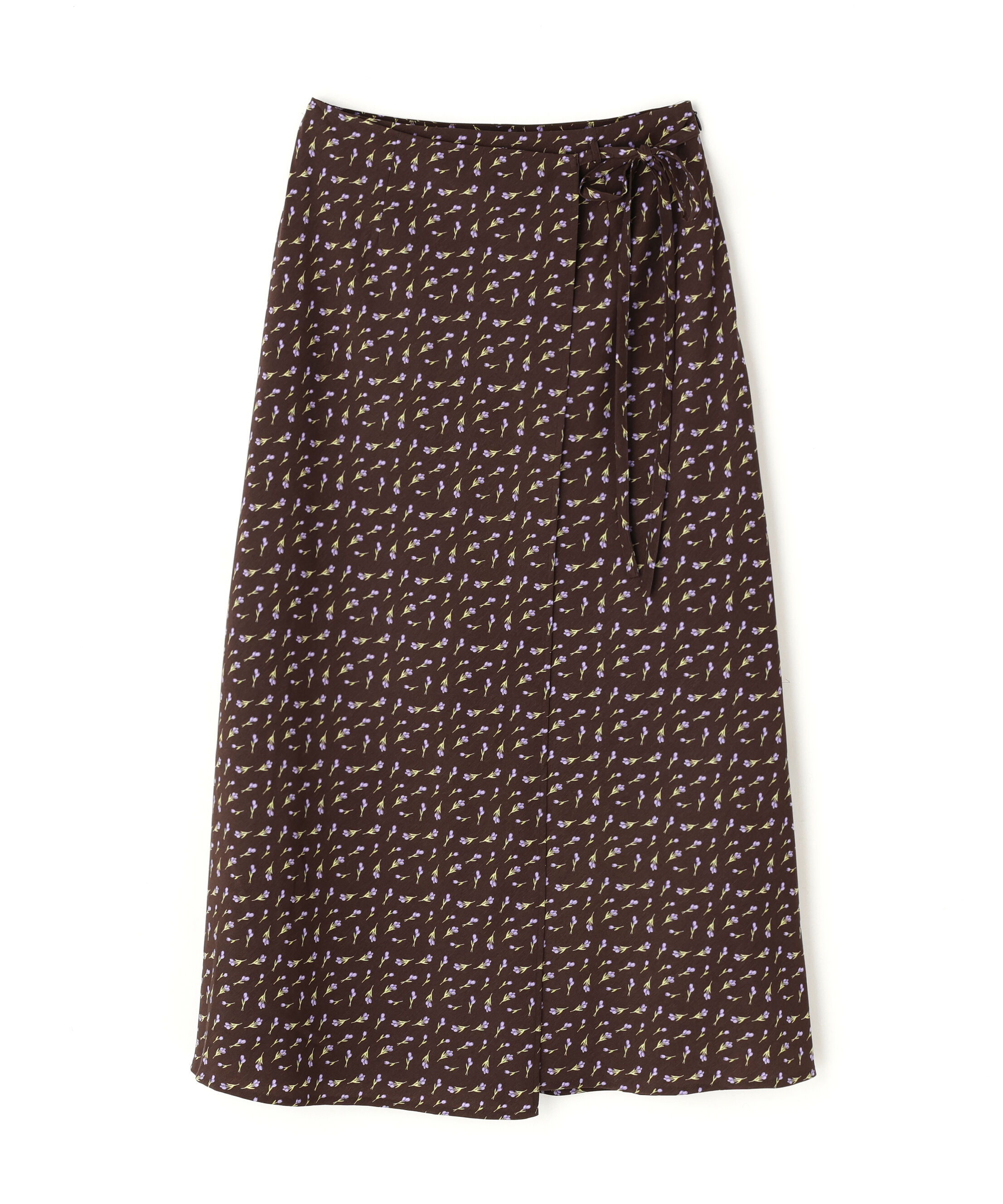  「フラワープリントラップスカート」|スカート|