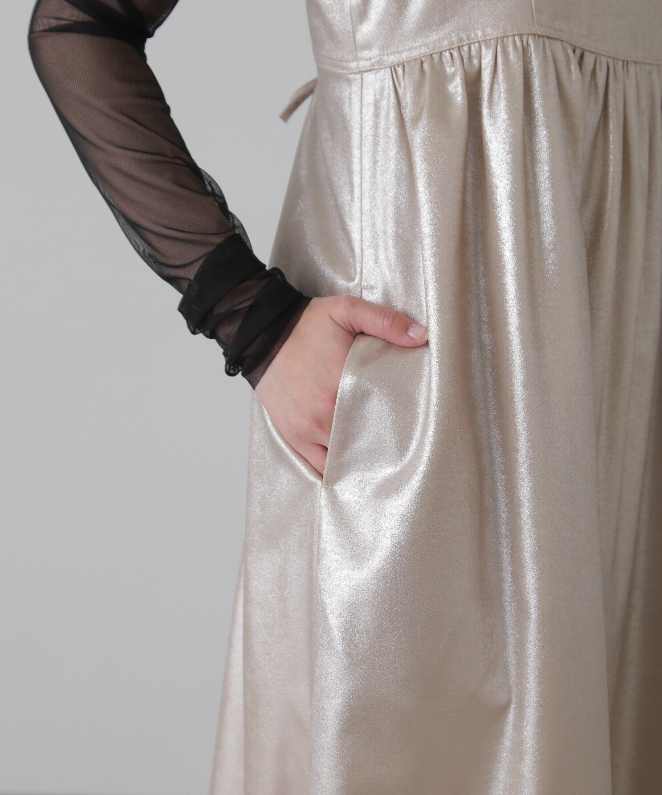  「バックオープンフレアマキシキャミワンピース」|ワンピース|