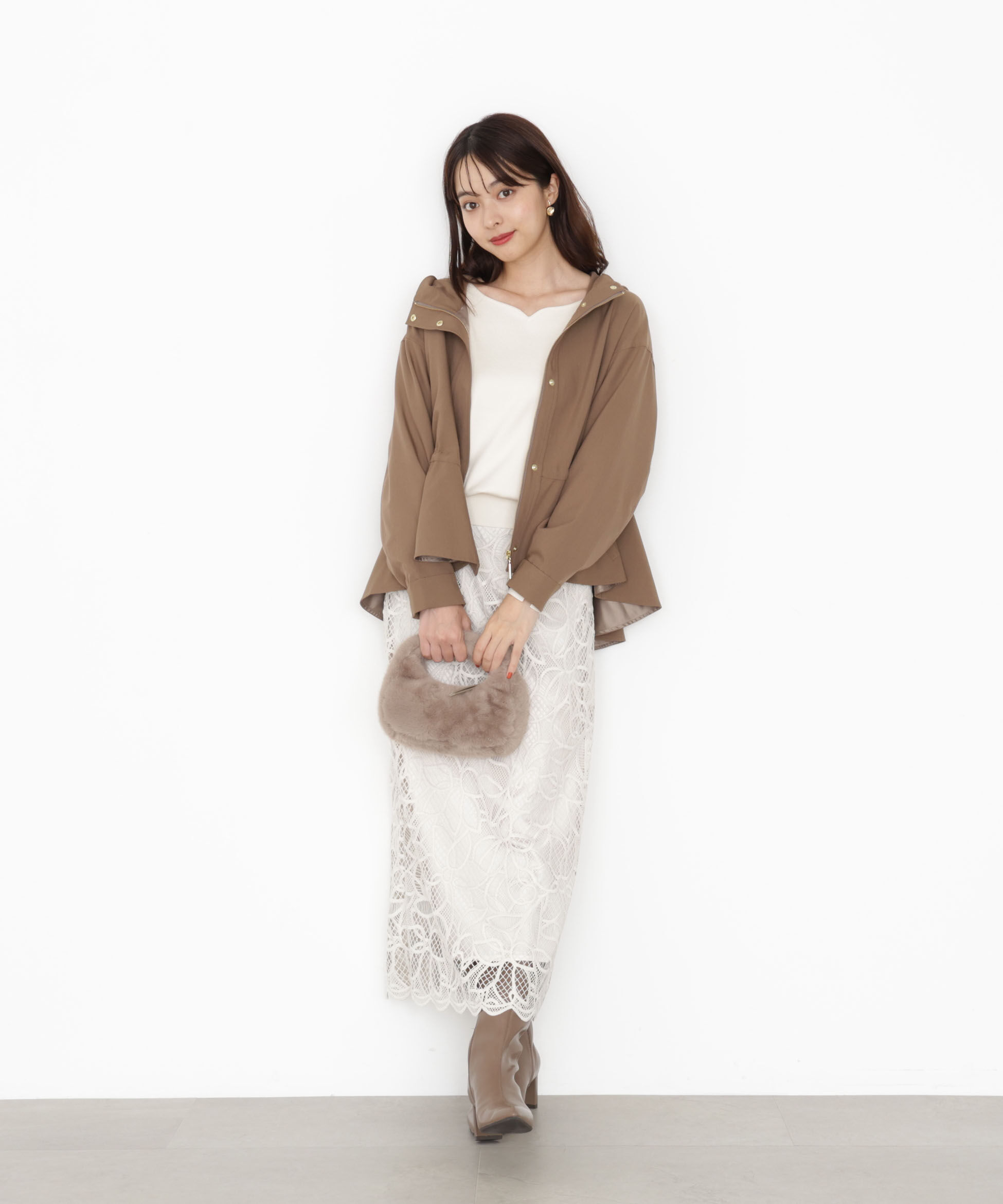 PROPORTION BODY DRESSING「フード付きマウンテンパーカー 25AW」|ブルゾン・スタジャン|