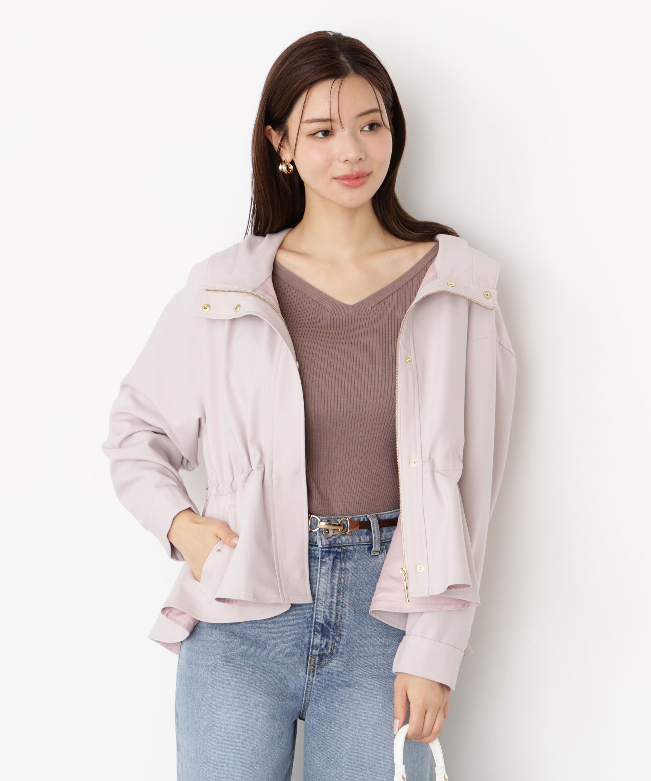 PROPORTION BODY DRESSING「フード付きマウンテンパーカー 25AW」|ブルゾン・スタジャン|