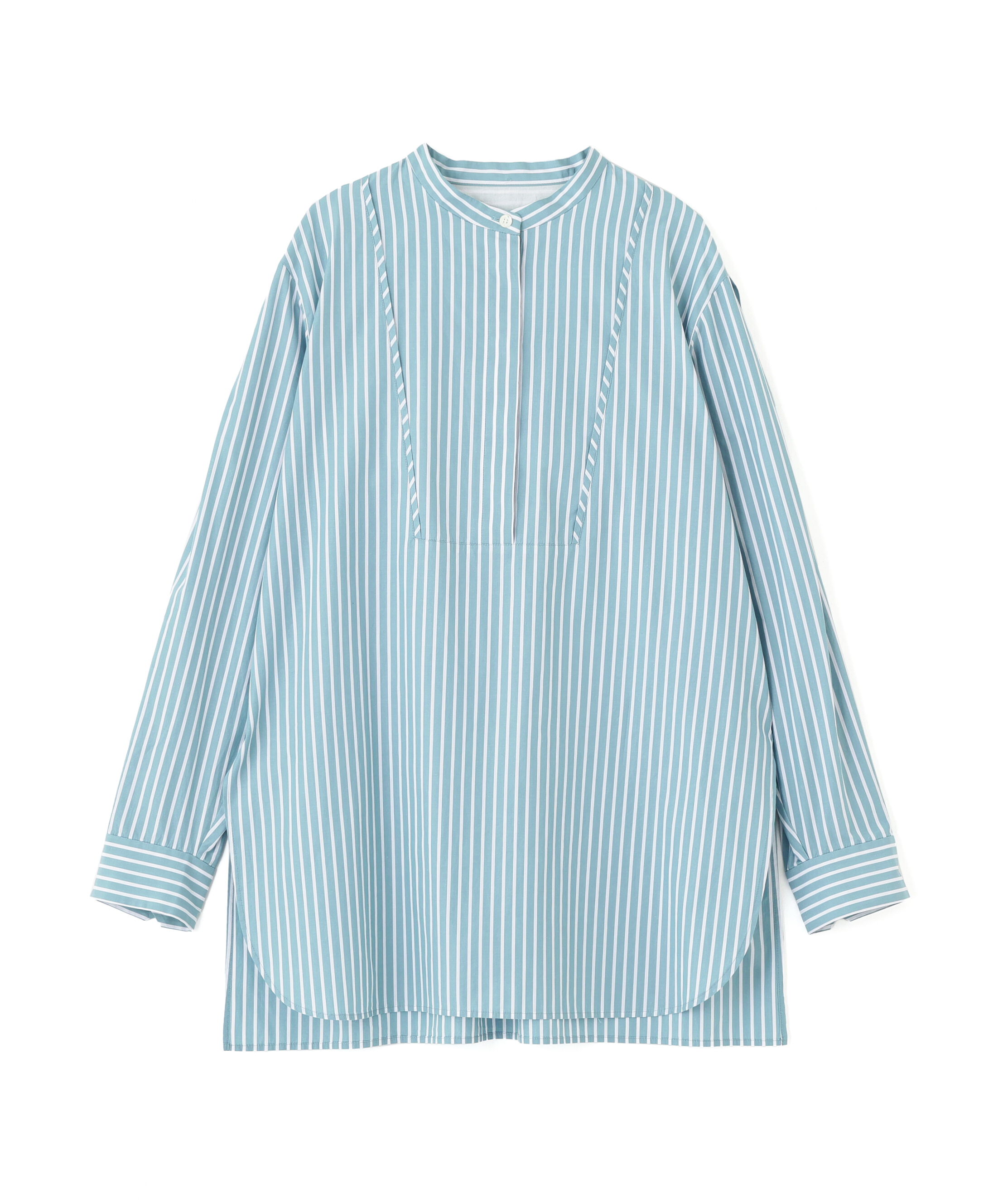  「◆ストライプオーバーブラウス」|シャツ・ブラウス|