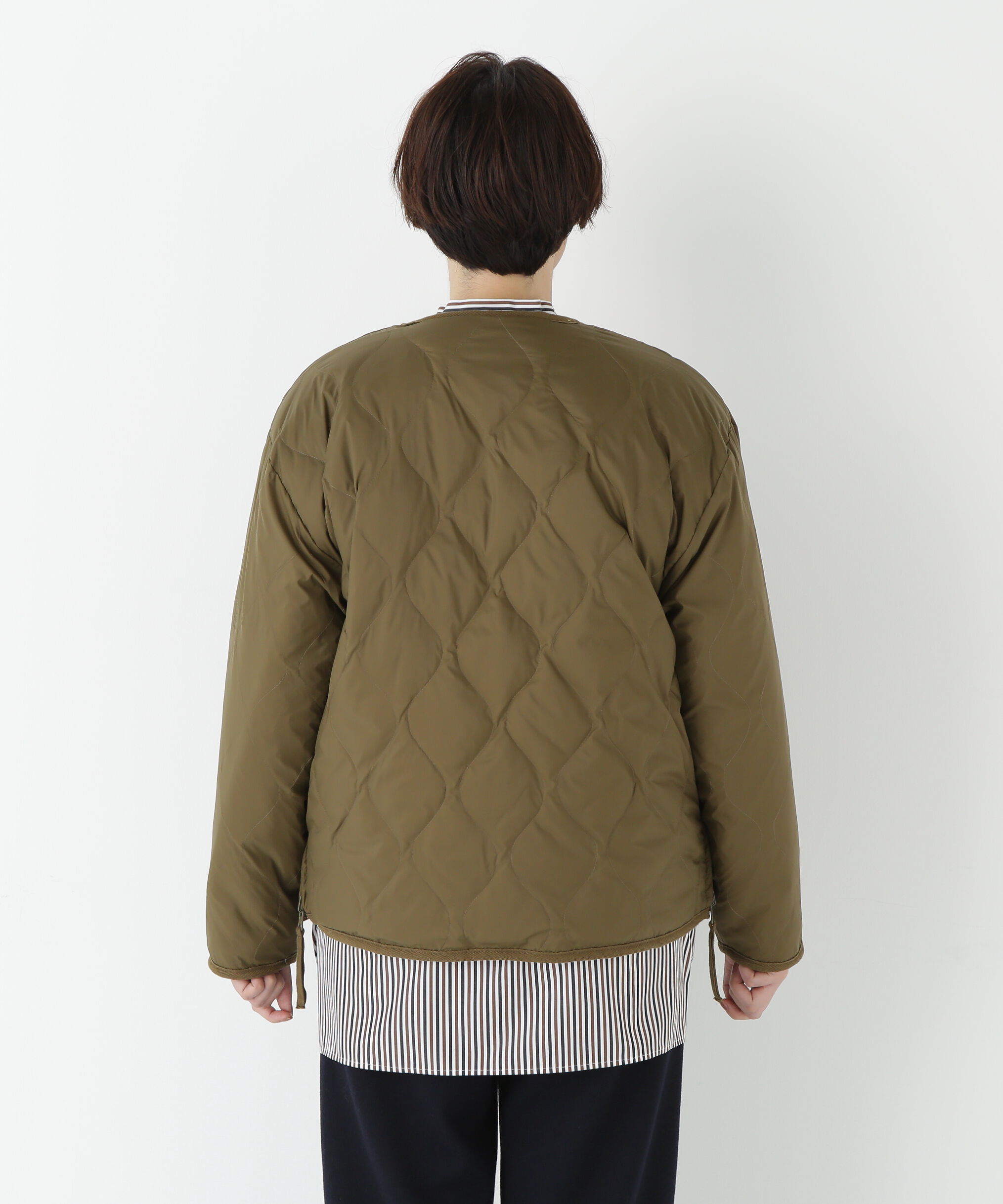  「◆リバーシブルボアダウンブルゾン」|ブルゾン・スタジャン|