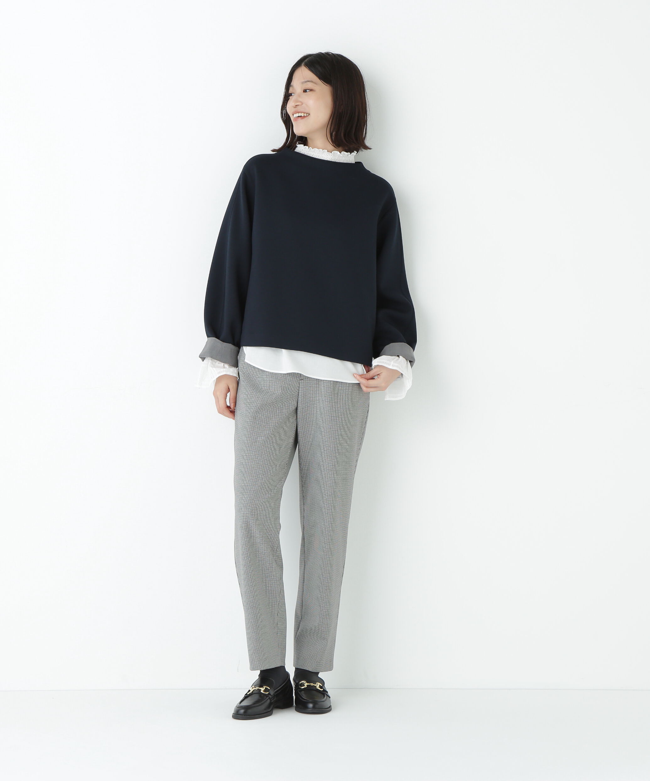  「≪ウォーム素材≫裏起毛ストレートパンツ」|その他|