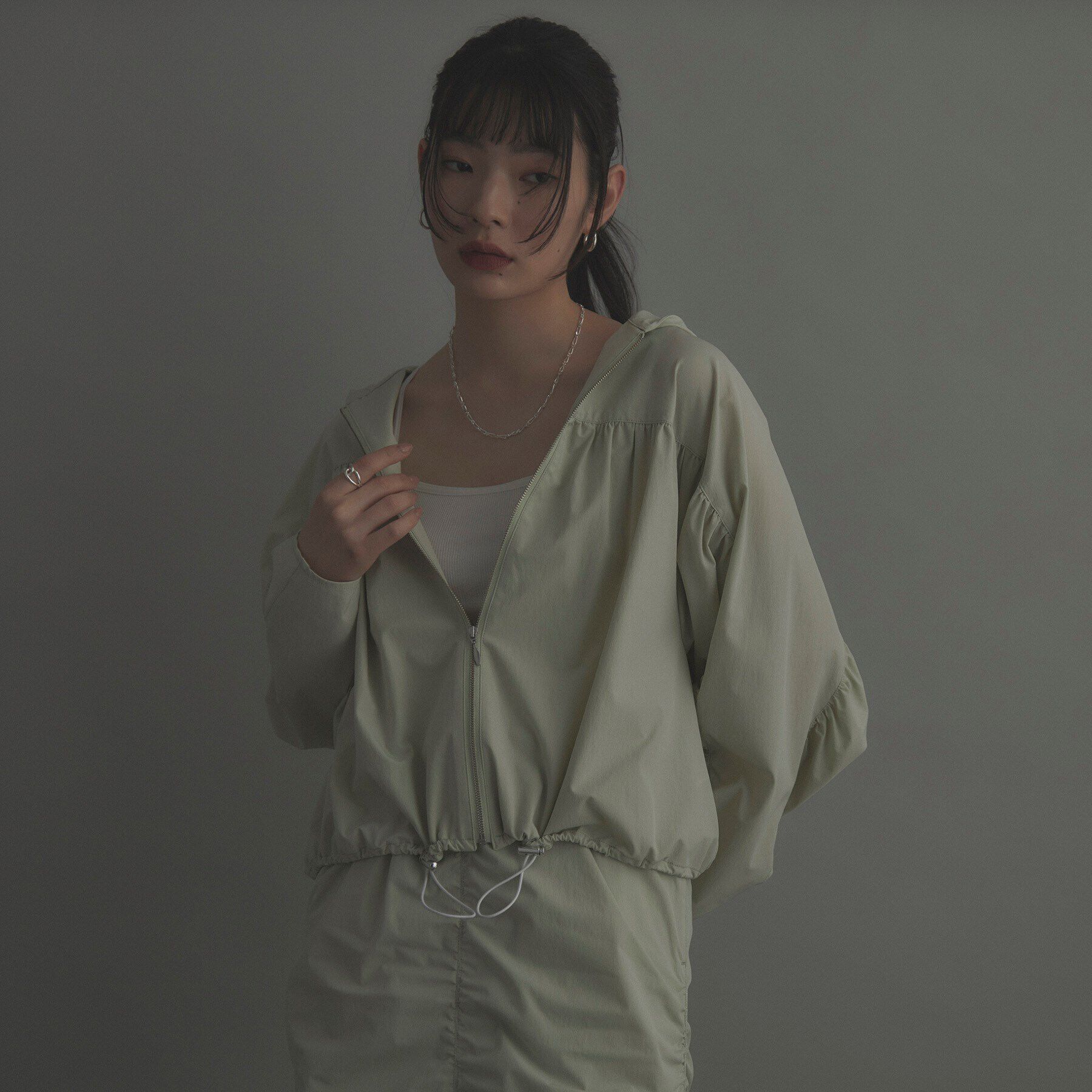 COCOSHNIK ONKITSCH「シルバー ラインリング オーバルノット」|リング|