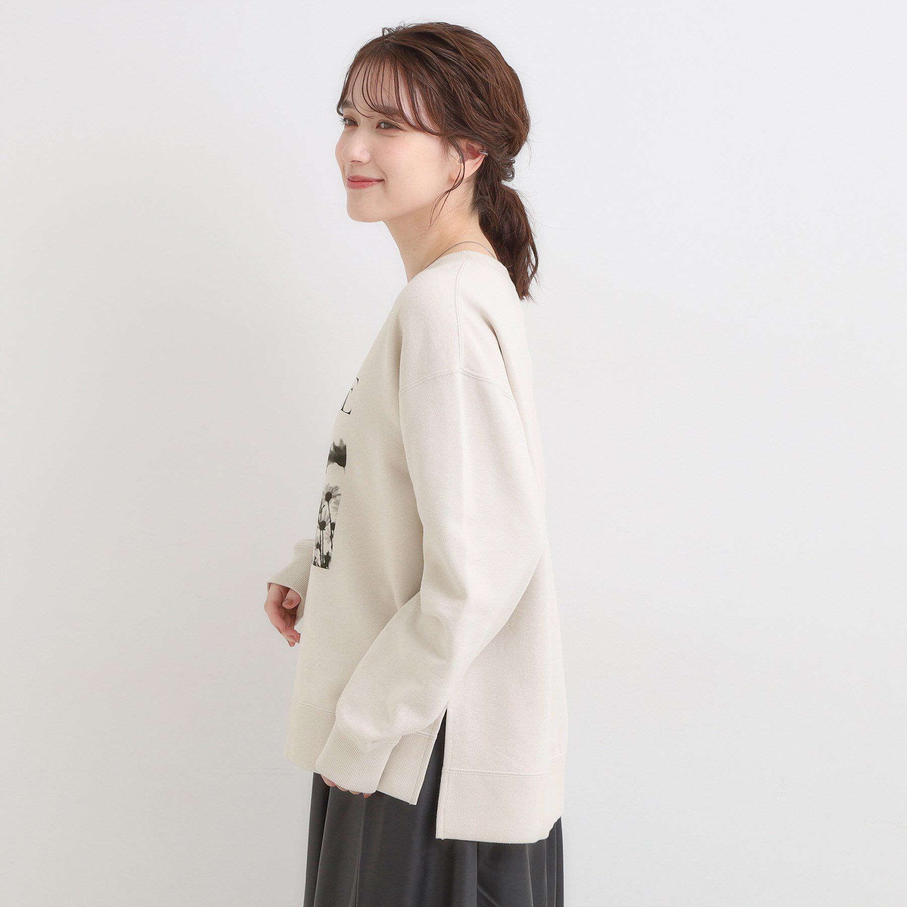 SHOO･LA･RUE「グラフィックアソート裏毛スウェット」|パーカー|