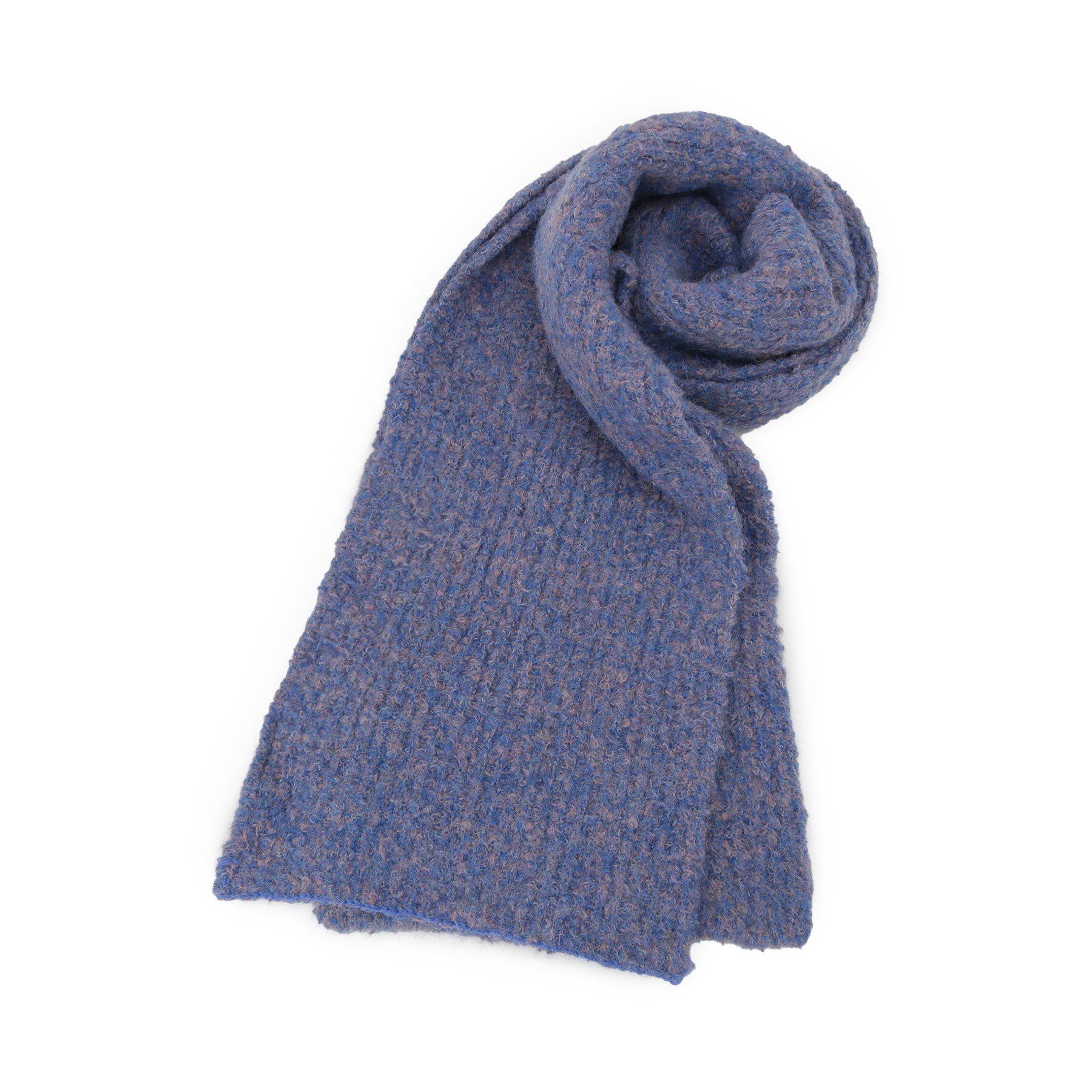 SHOO･LA･RUE「ミックス調マフラー」|ストール|ブルー(093)