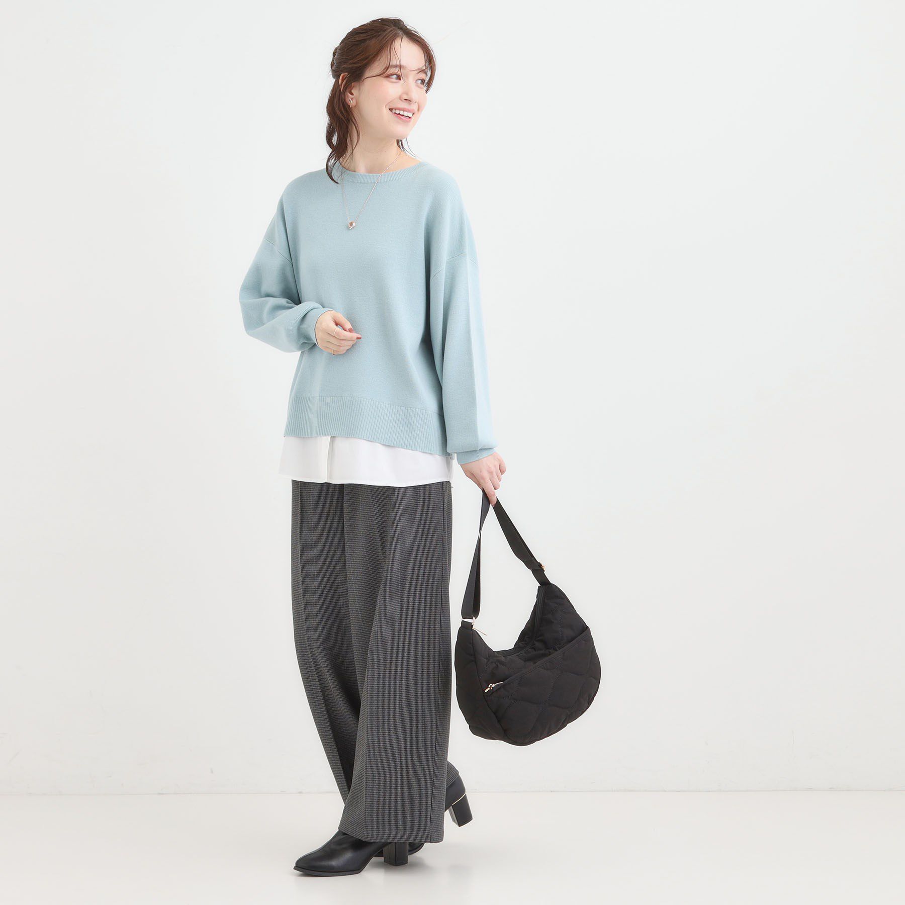 SHOO･LA･RUE「ひょうたんキルトショルダーバッグ」|ショルダー・メッセンジャー|