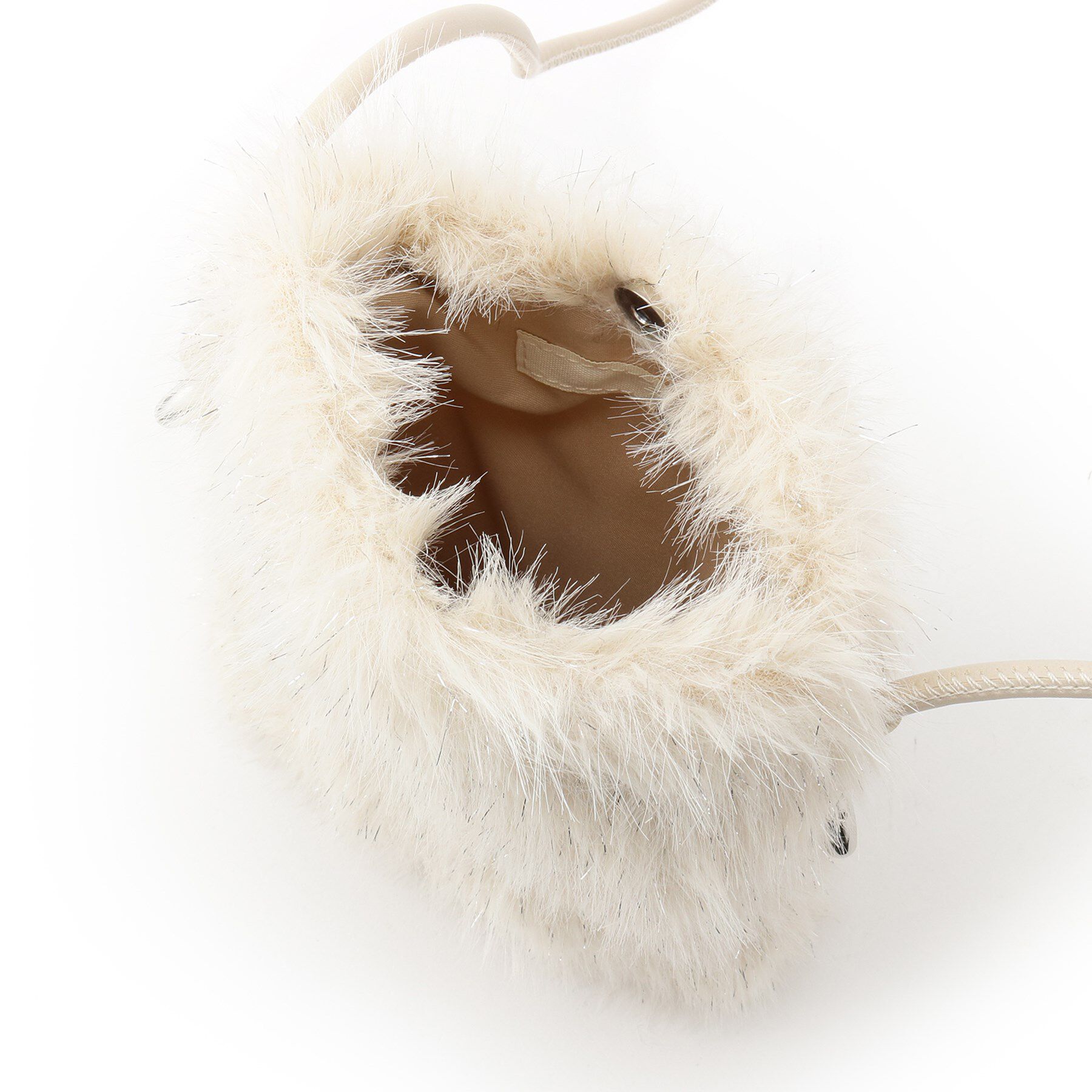 SHOO･LA･RUE「ラメ入りファーが目を惹く ミニショルダーバッグ」|ショルダー・メッセンジャー|