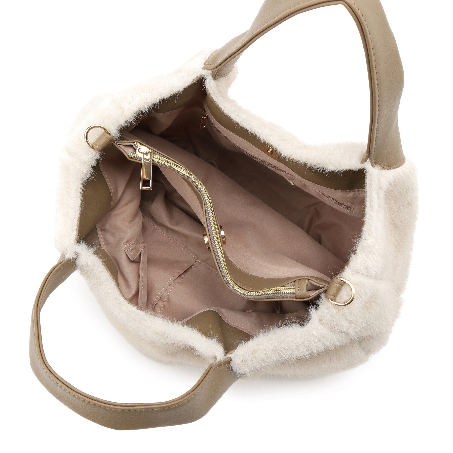 SHOO･LA･RUE「ファー2層2WAYトートバッグ」|トートバッグ|