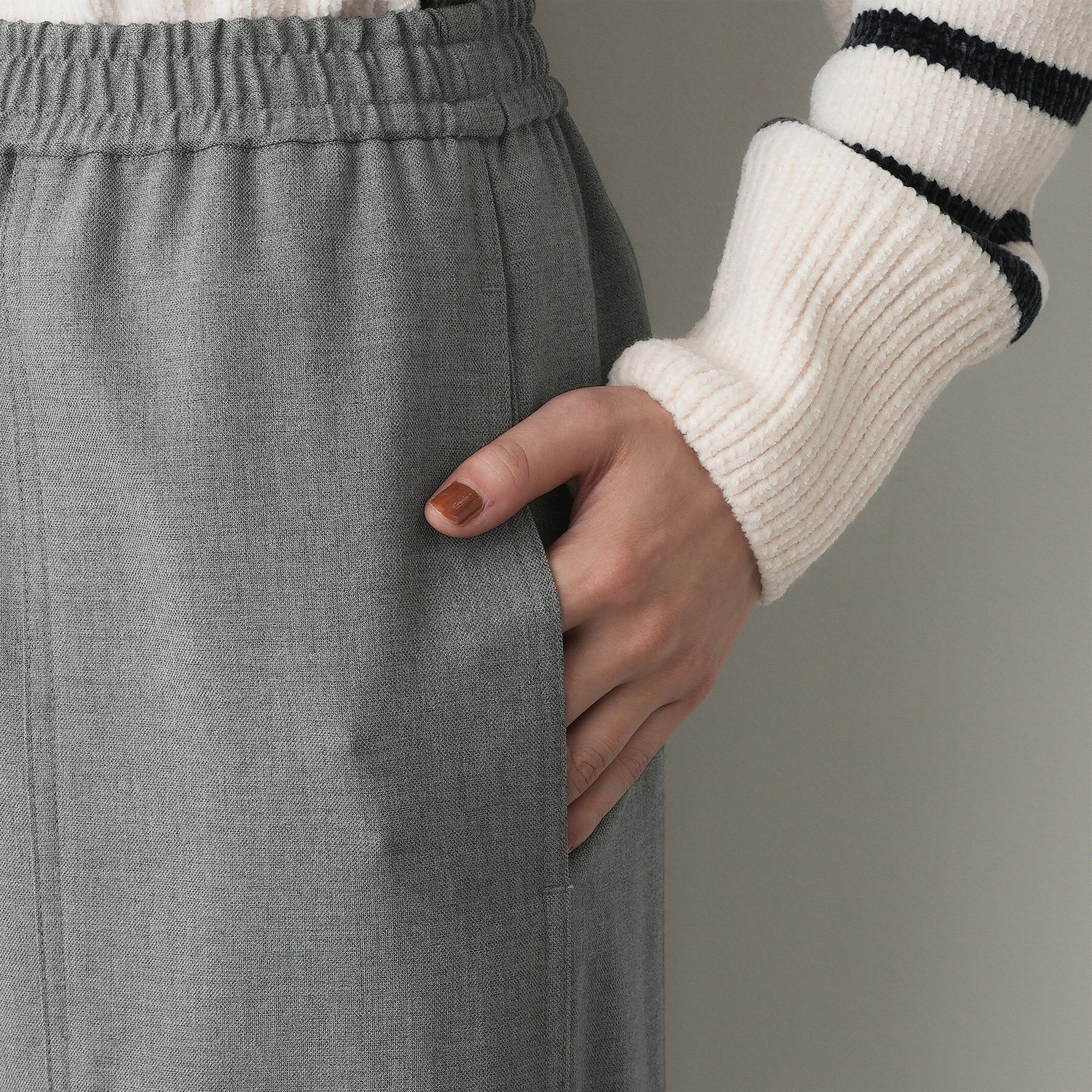 Dessin「【裏地付き/洗える】コンフォートワイドパンツ」|その他|