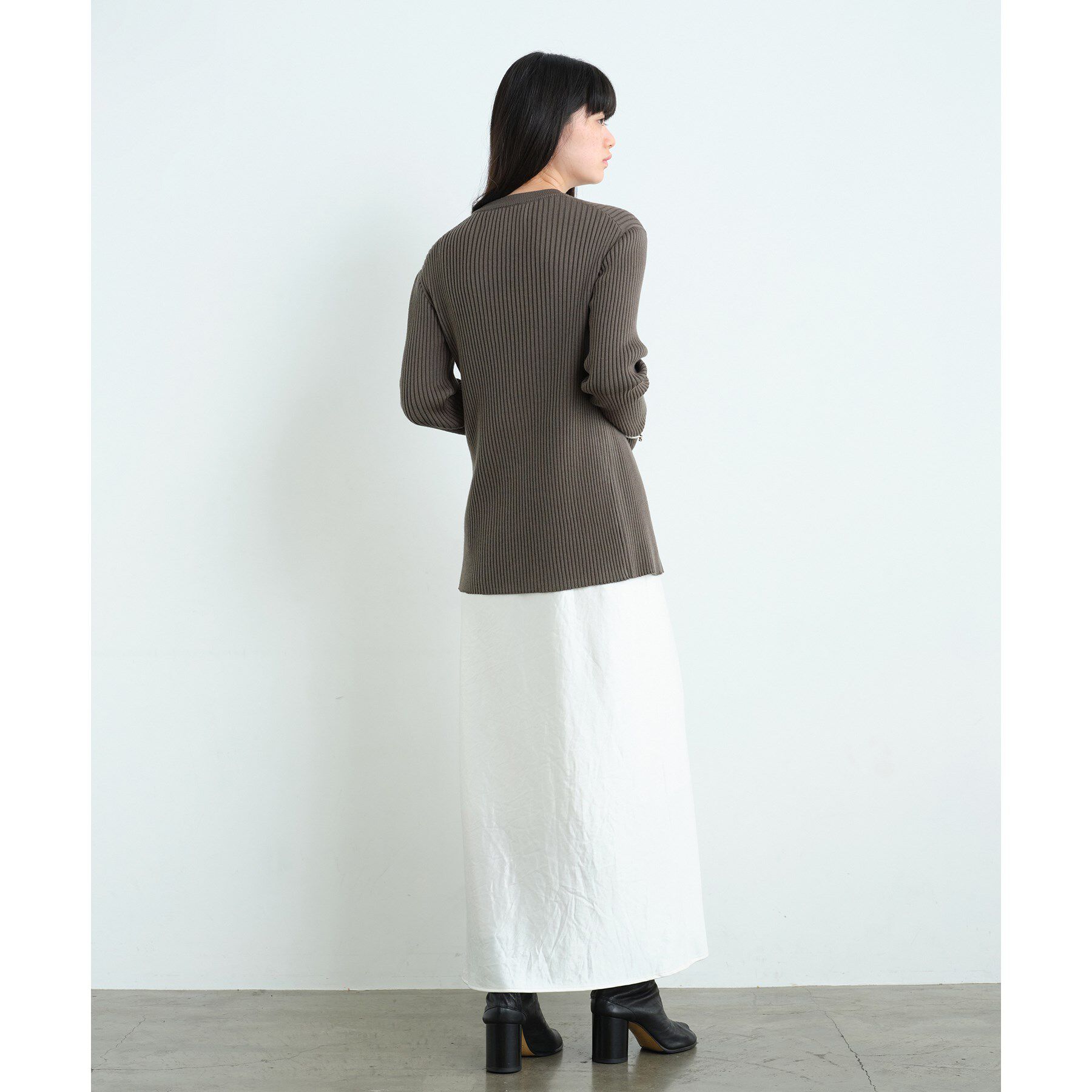 CODE A「fronthook knit cardigan」|カーディガン|