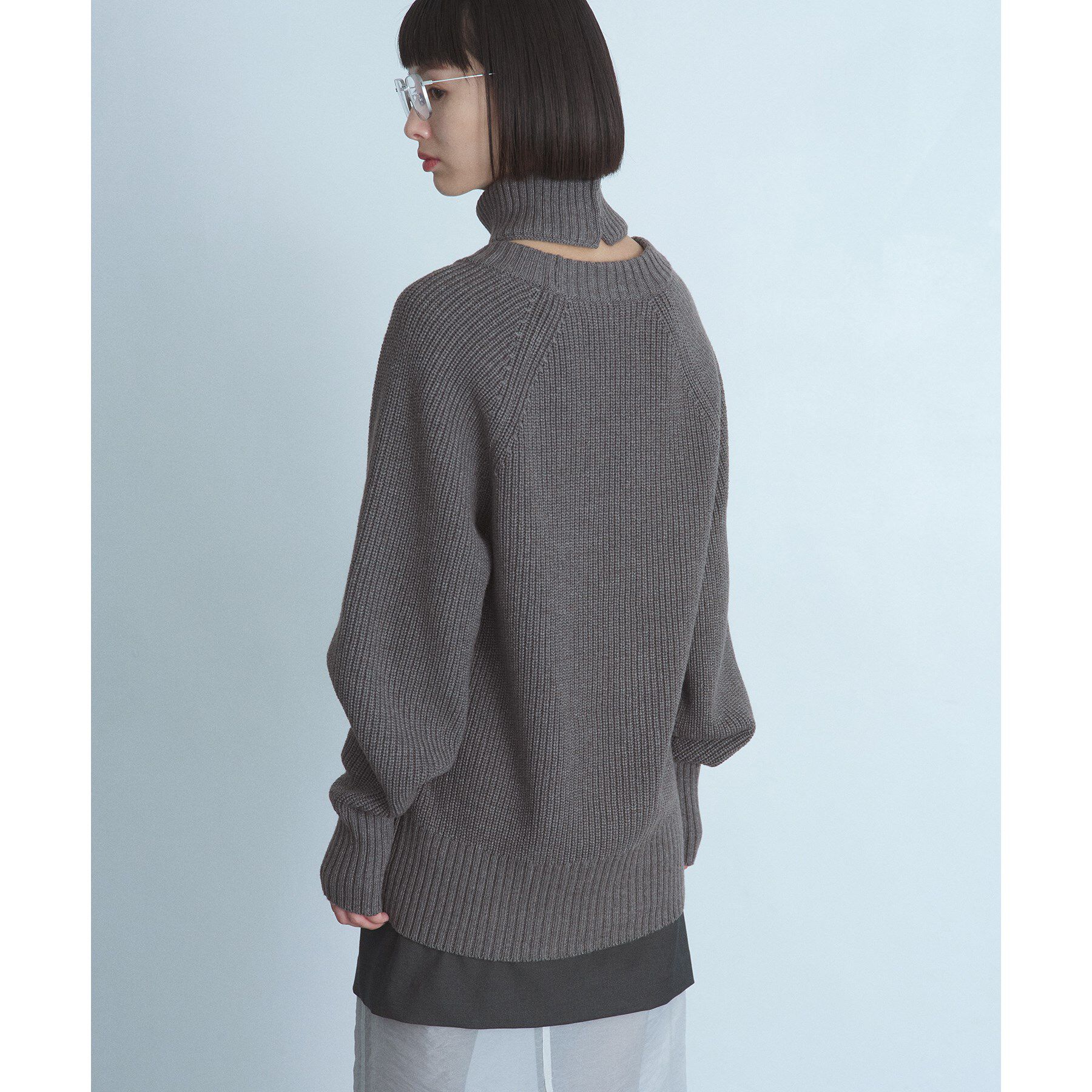 CODE A「2way zip cardigan」|カーディガン|