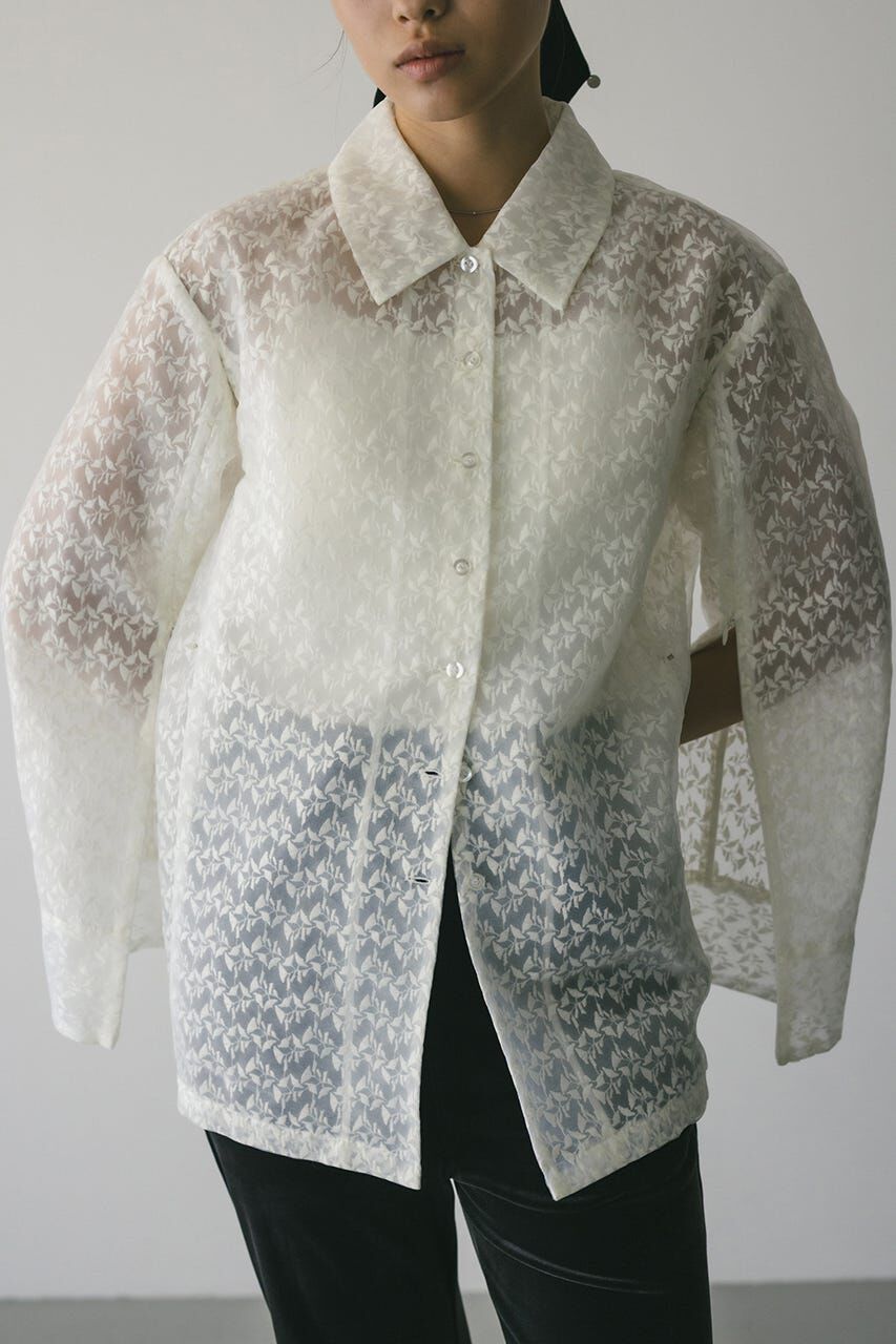 STYLEMIXER「レイヤ－レースシャツジャケット」|シャツ・ブラウス|