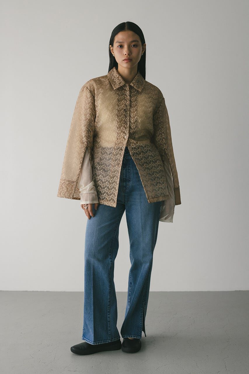 STYLEMIXER「レイヤ－レースシャツジャケット」|シャツ・ブラウス|