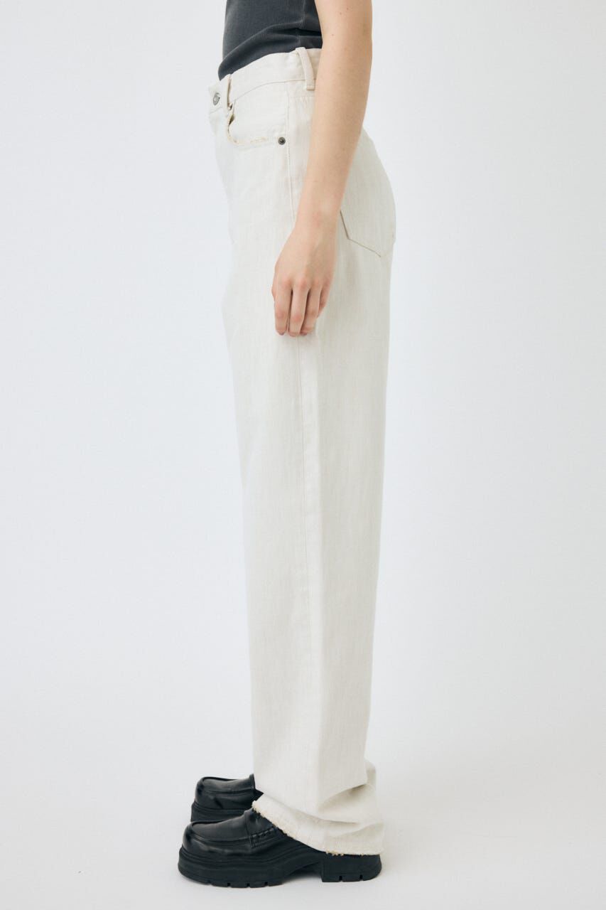 MOUSSY「HW WHT LOOSE STRAIGHT」|デニム|