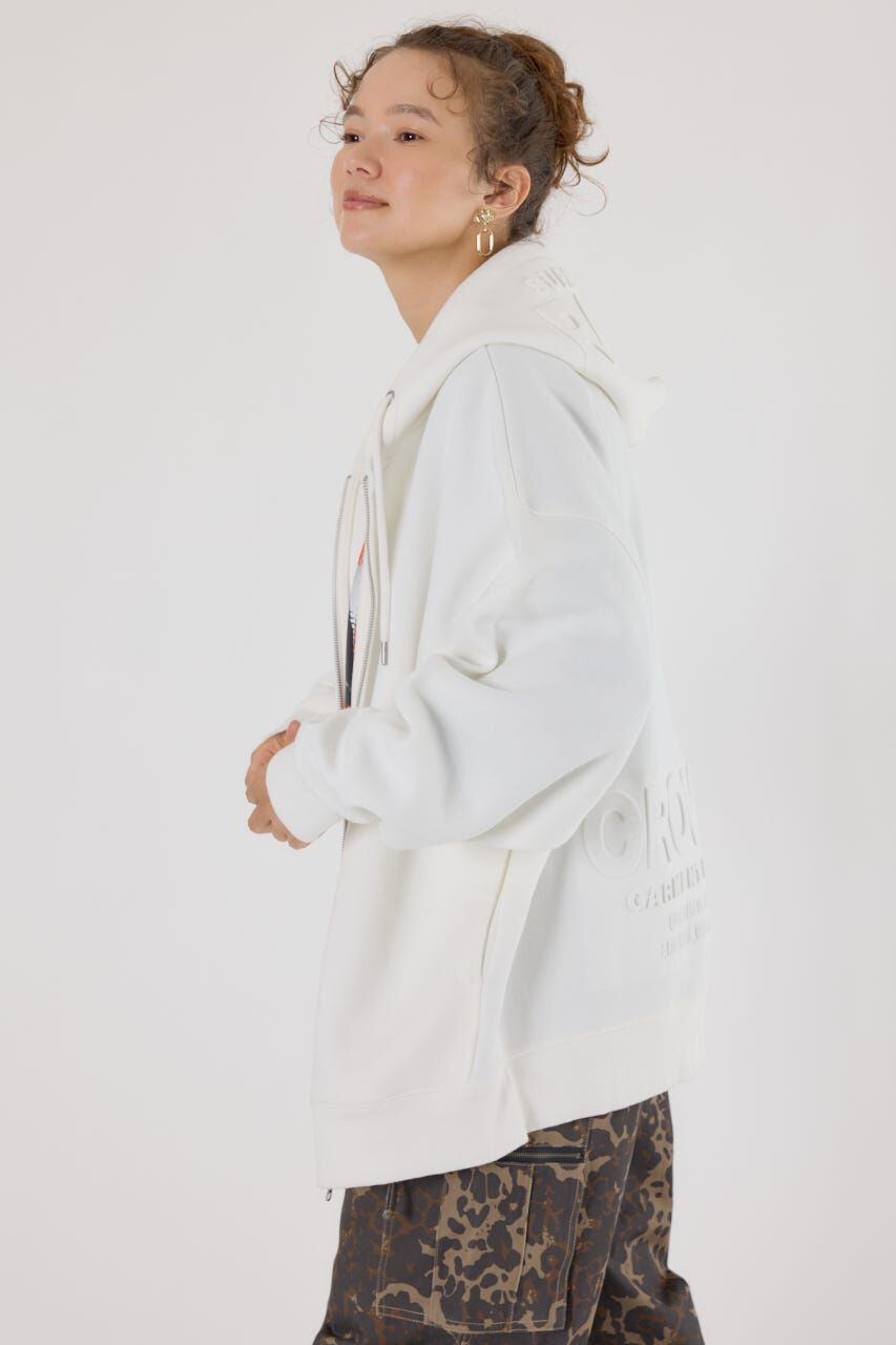 RODEO CROWNS「エンボスBIG ZIPパーカー」|パーカー|