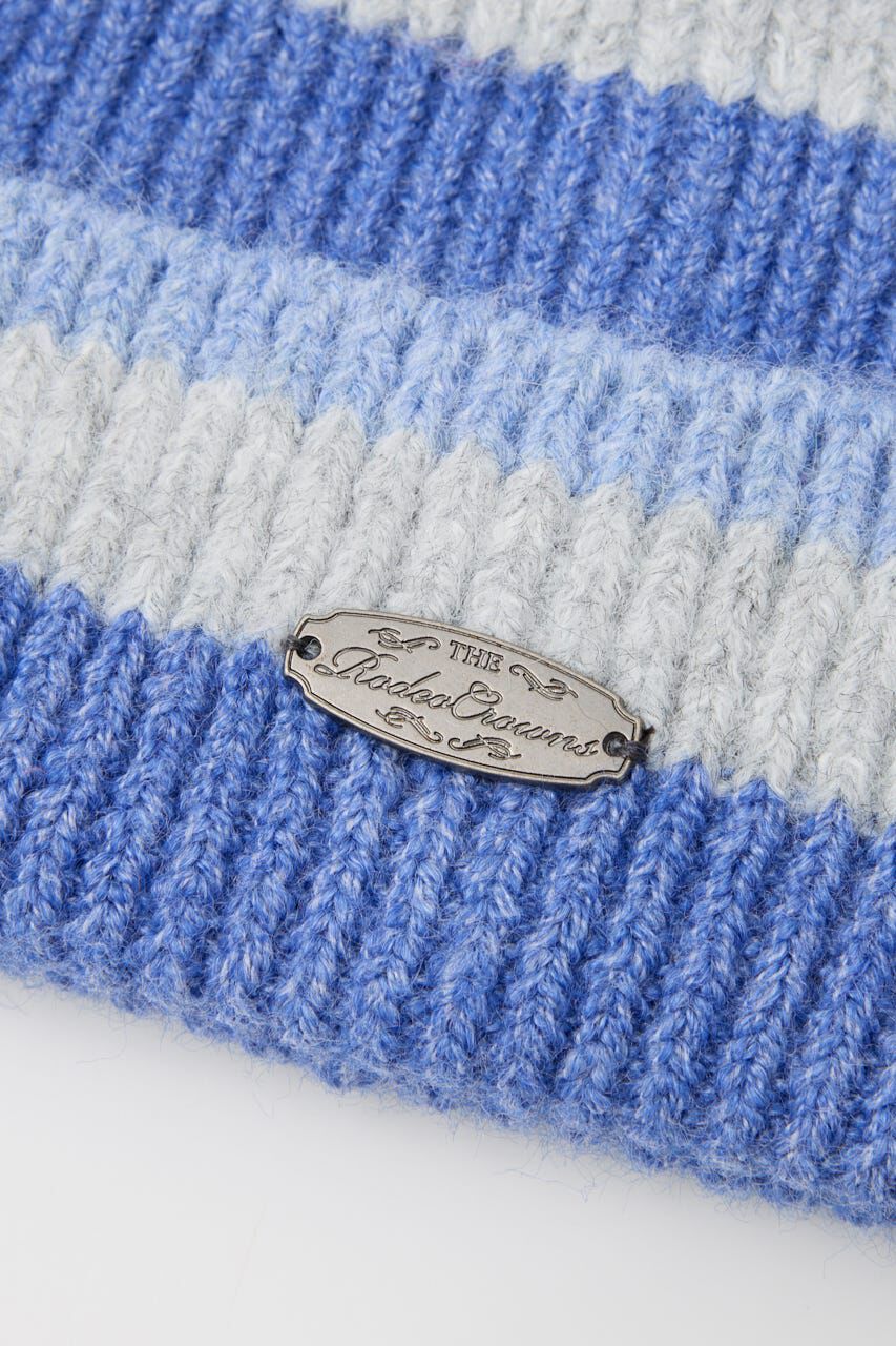 RODEO CROWNS「ボーダーモヘアニットビーニー」|その他|