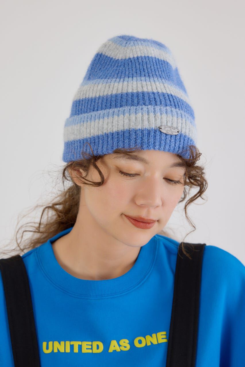 RODEO CROWNS「ボーダーモヘアニットビーニー」|その他|