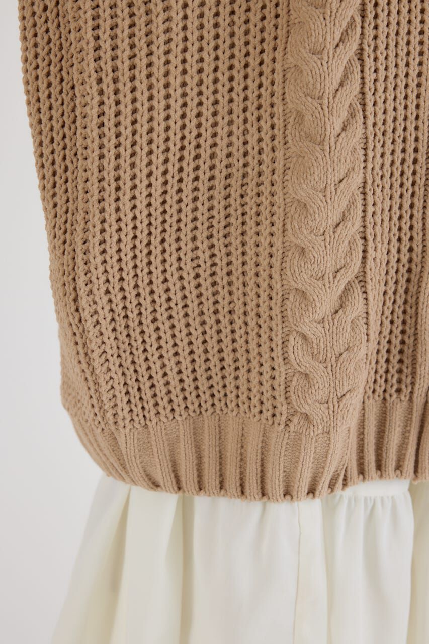 RODEO CROWNS「ケーブルモールニットワンピース」|ワンピース|