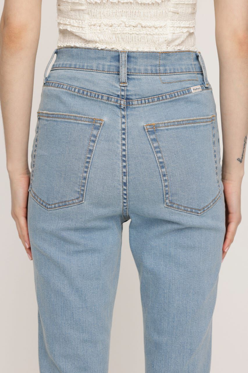 SLY「HW FLARE PT-C WITH ROICA（R）EF」|デニム|