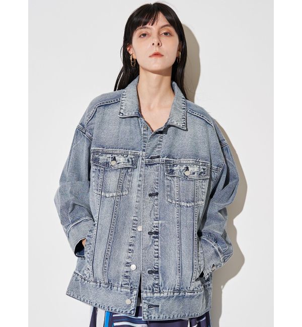 ELENDEEK「BACK FORM LOOSE DENIM JK」|デニムジャケット|