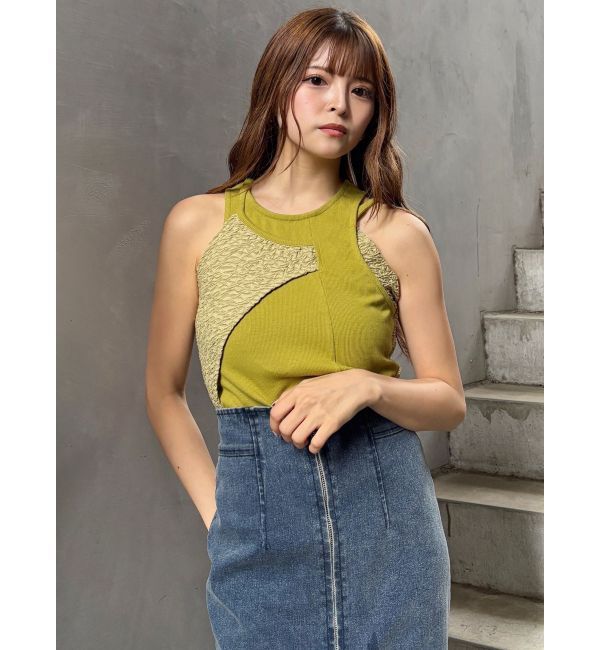 MURUA「トリックドッキングキャミタンク」|タンクトップ|