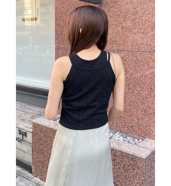 MURUA「トリックドッキングキャミタンク」|タンクトップ|