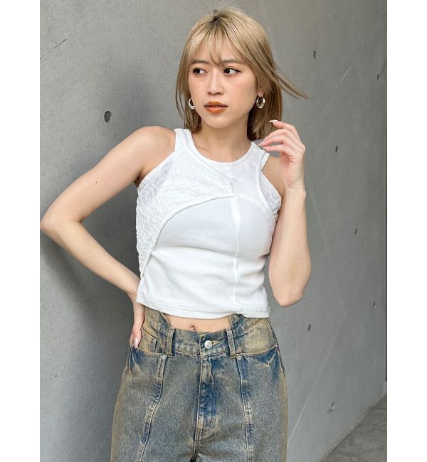 MURUA「トリックドッキングキャミタンク」|タンクトップ|