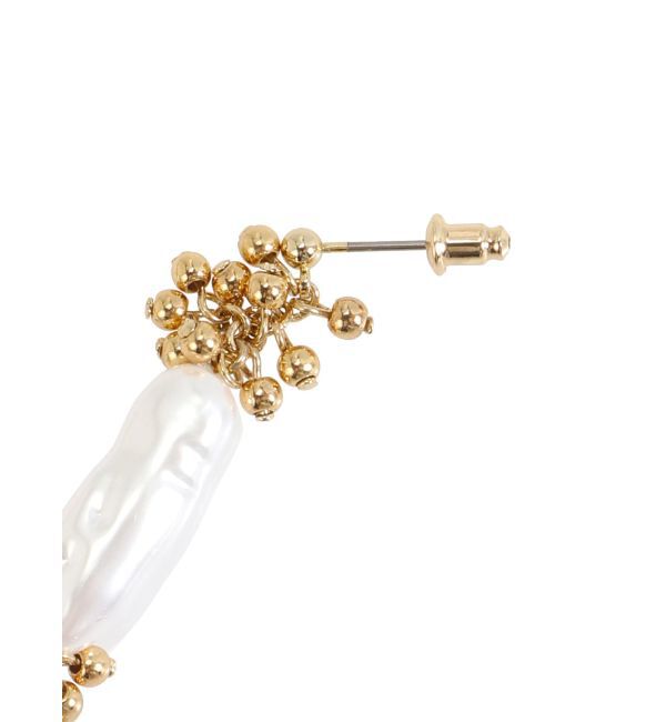 LAGUNAMOON「LADYキャビアビーズ淡水ピアス」|ピアス|