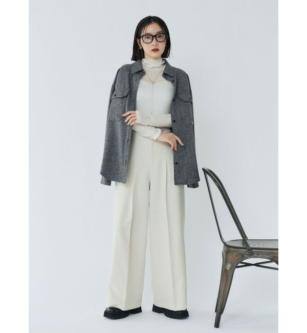 LAGUNAMOON「ウォッシャブルタックワイドパンツ」|その他|