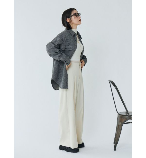 LAGUNAMOON「ウォッシャブルタックワイドパンツ」|その他|