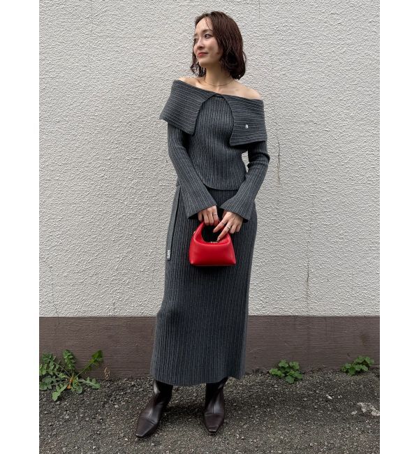 LAGUNAMOON「【POLO BCSコラボ】ワイドカラーニットプルオーバー」|ニット・セーター|