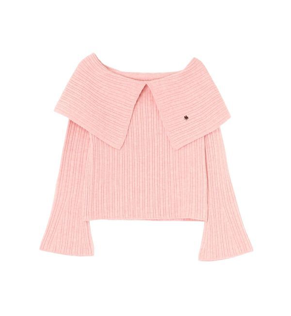 LAGUNAMOON「【POLO BCSコラボ】ワイドカラーニットプルオーバー」|ニット・セーター|