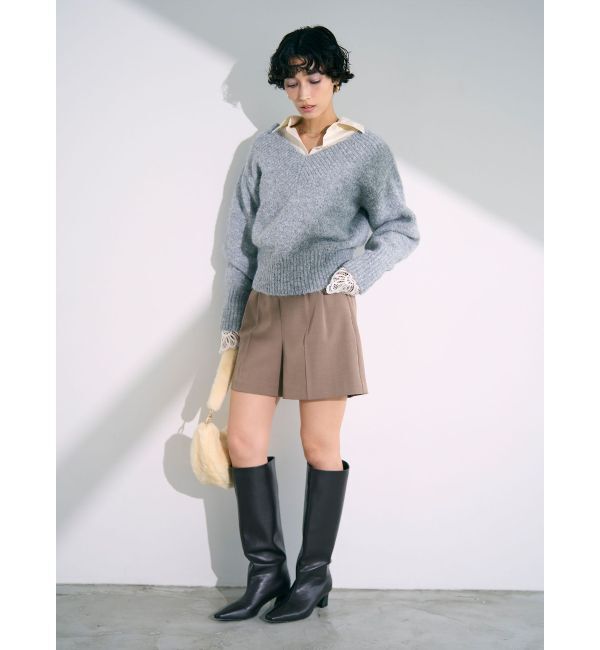 LAGUNAMOON「バイカラーベルトセットショートパンツ」|その他|