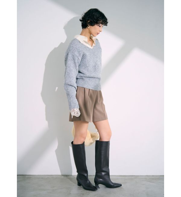 LAGUNAMOON「バイカラーベルトセットショートパンツ」|その他|