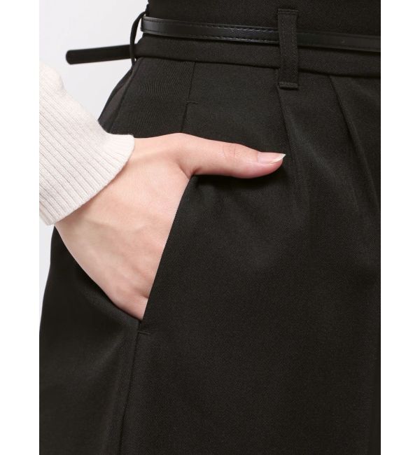 LAGUNAMOON「バイカラーベルトセットショートパンツ」|その他|