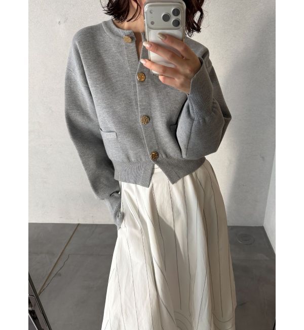 LAGUNAMOON「フォルムニットカーディガン」|カーディガン|