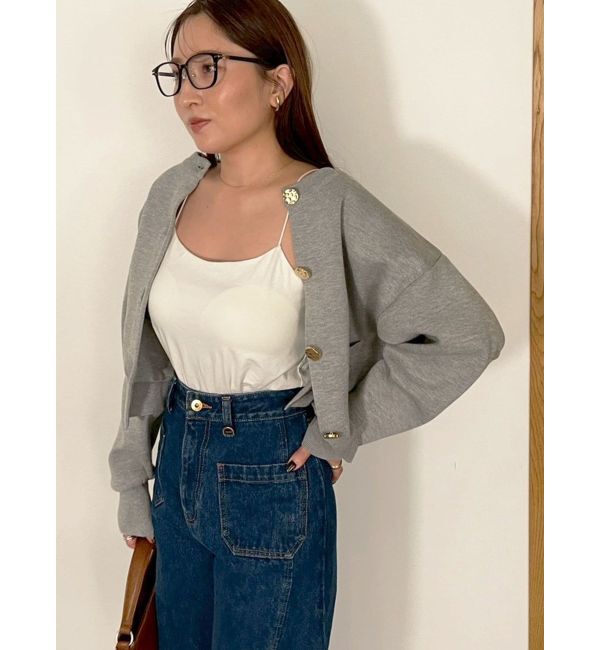 LAGUNAMOON「フォルムニットカーディガン」|カーディガン|