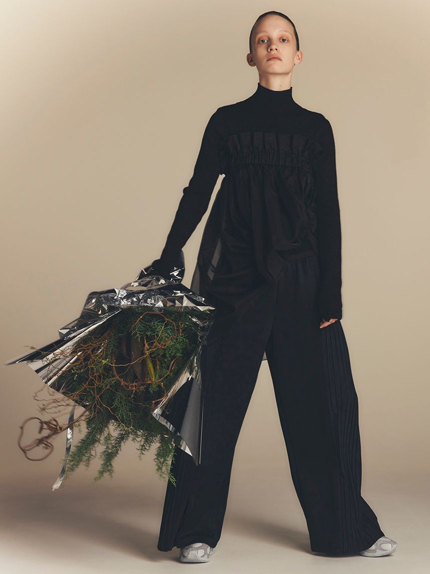 emmi atelier「【限定カラーあり】【金子綾 for emmi】ハイネックワンピースセット」|ワンピース|