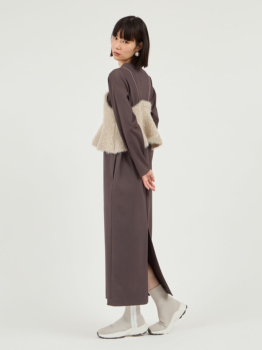 emmi atelier「【限定カラーあり】【金子綾 for emmi】ハイネックワンピースセット」|ワンピース|