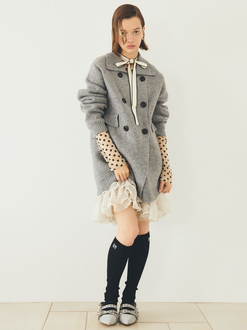 FURFUR「2WAYニットPコート」|ピーコート|