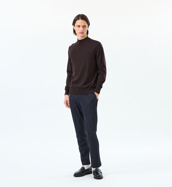 MACKINTOSH PHILOSOPHY「ハイゲージ天竺 モックネックプルオーバーニット」|ニット・セーター|