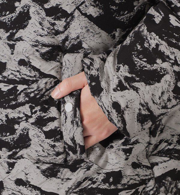  「ジャカードフーディーダウン」|ブルゾン・スタジャン|