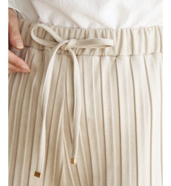 ikka「【雑誌InRed12月号掲載】スエードライクプリーツワイドパンツ」|その他|