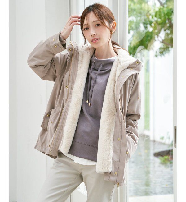 ikka「ライナー付き3WAYマウンテンパーカー」|ブルゾン・スタジャン|